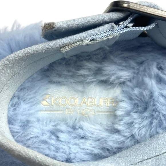 Koolaburra by UGG Fuzz'd Out Adjustable Slide Sandals Sling Back 8 - Picture 4 of 11